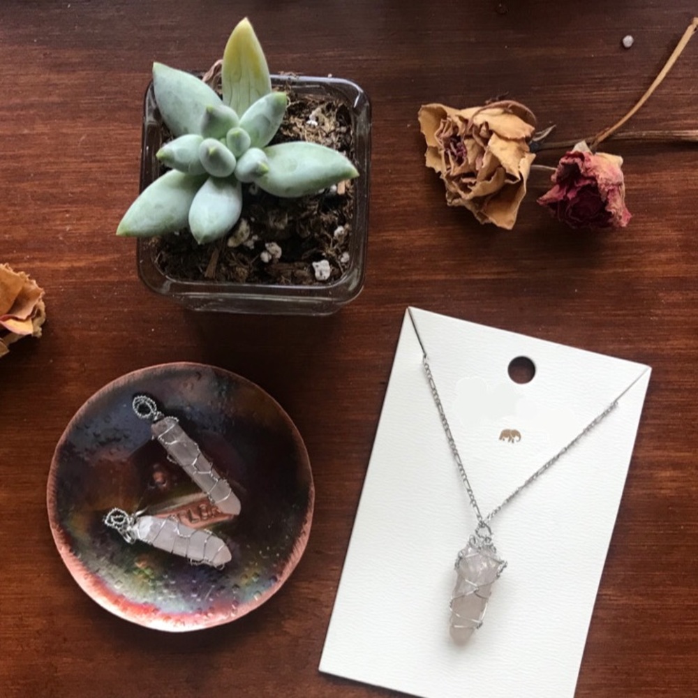 Wire Wrapped Crystals - Picture 2 of 3